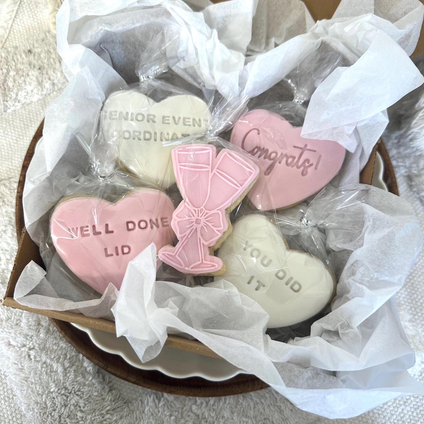 New job biscuits , Congratulations biscuits , Promotion biscuits