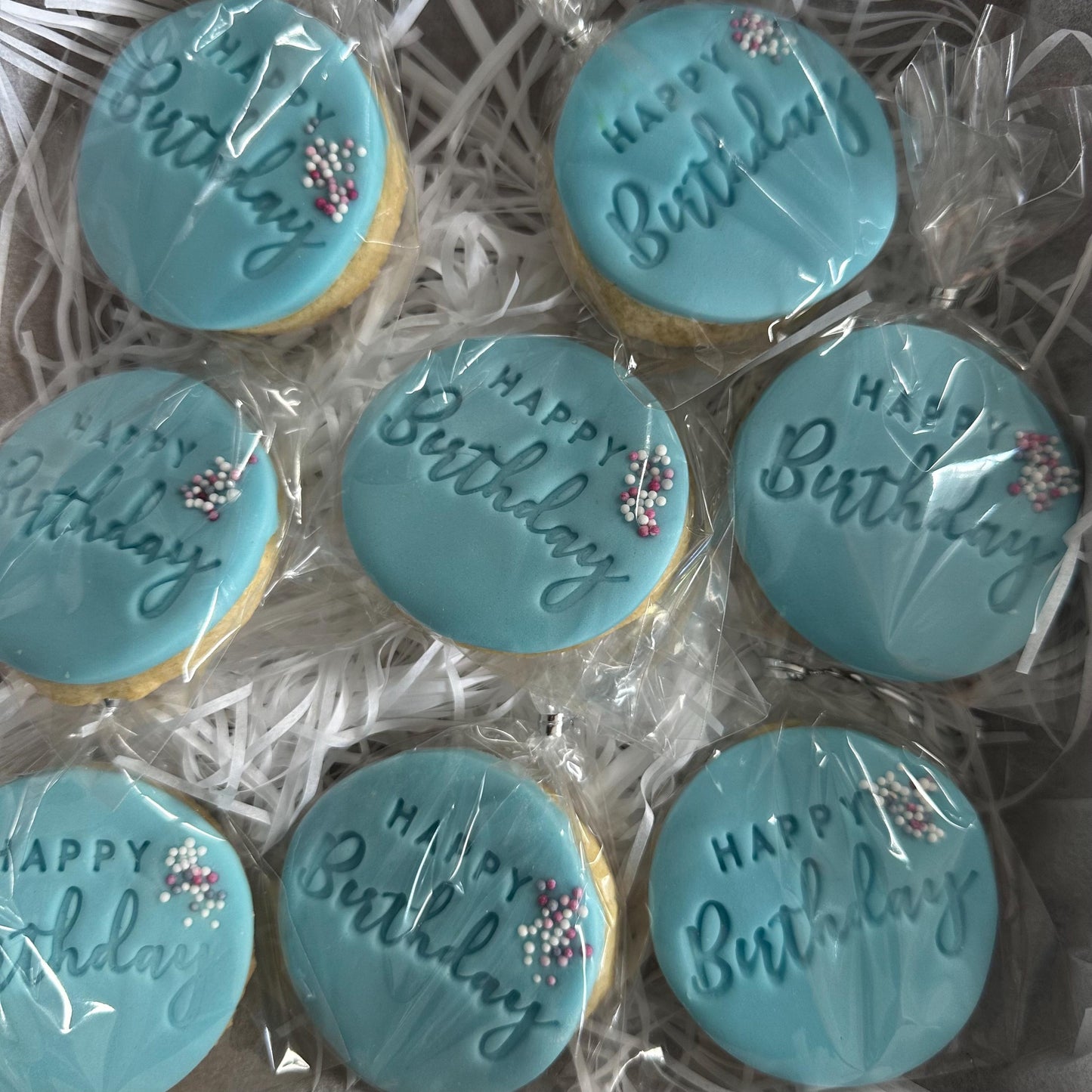 Personalised Birthday Biscuits Custom Cookies for Parties & Baby Showers