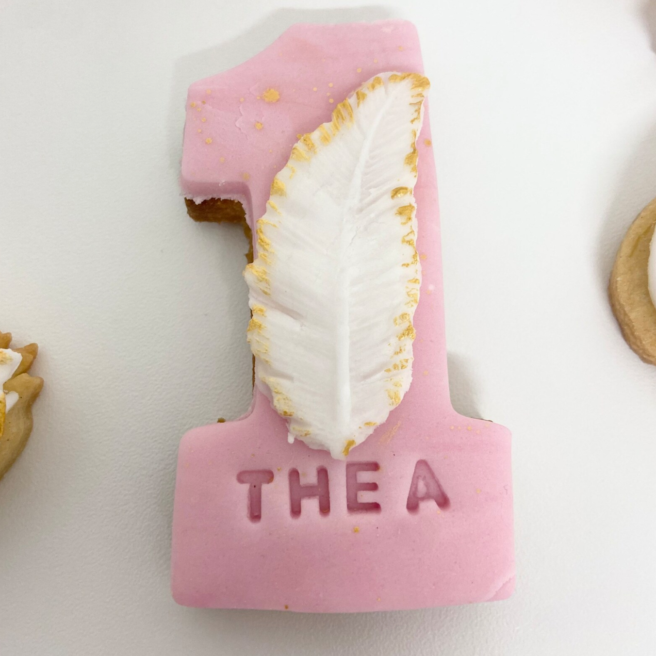 Swan & 1st Birthday Biscuit Set