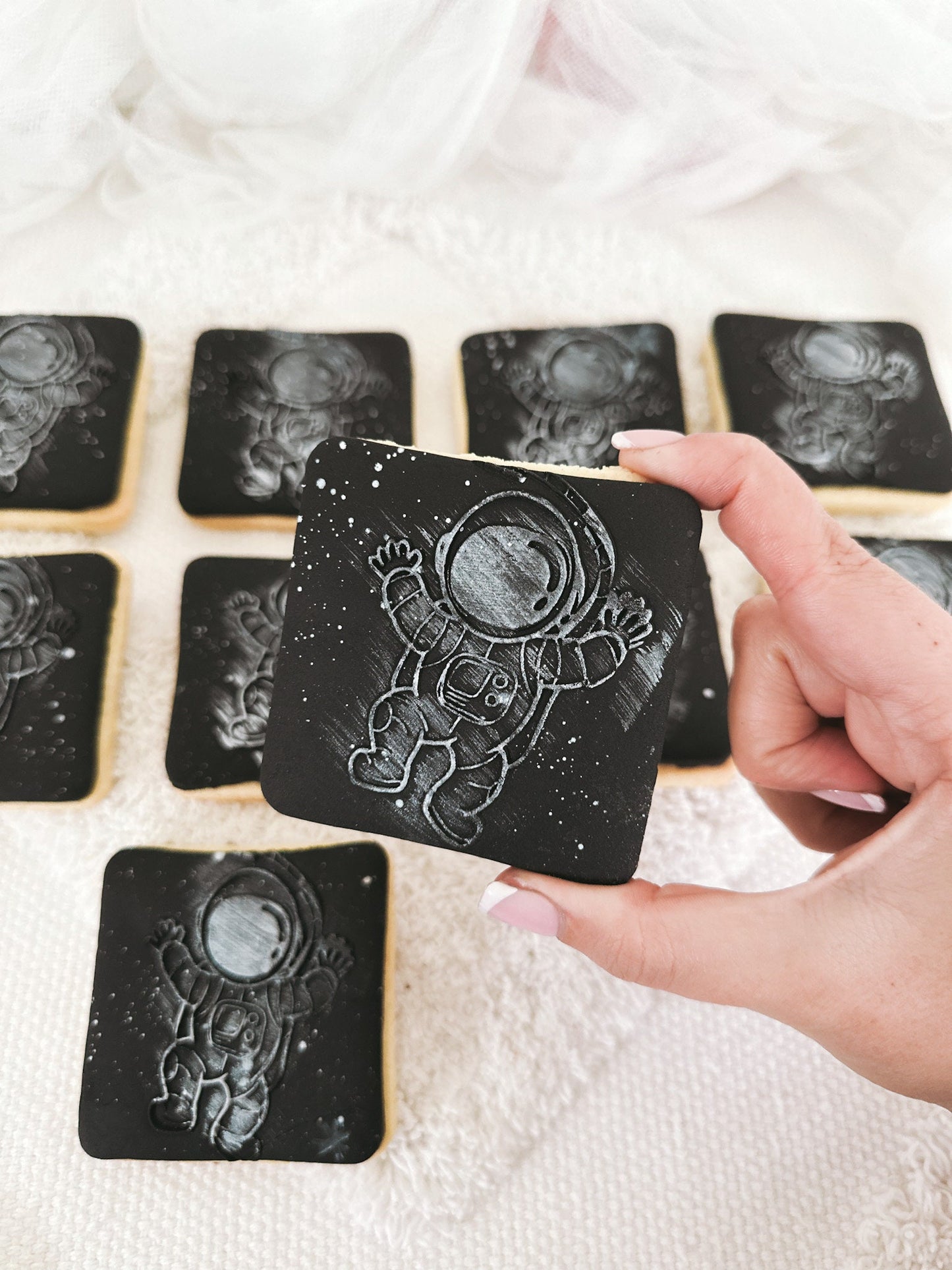 Astronaut Biscuits / First trip around the sun party / 1st birthday / planet biscuits/ space themed party / rocket party/ 4th birthday