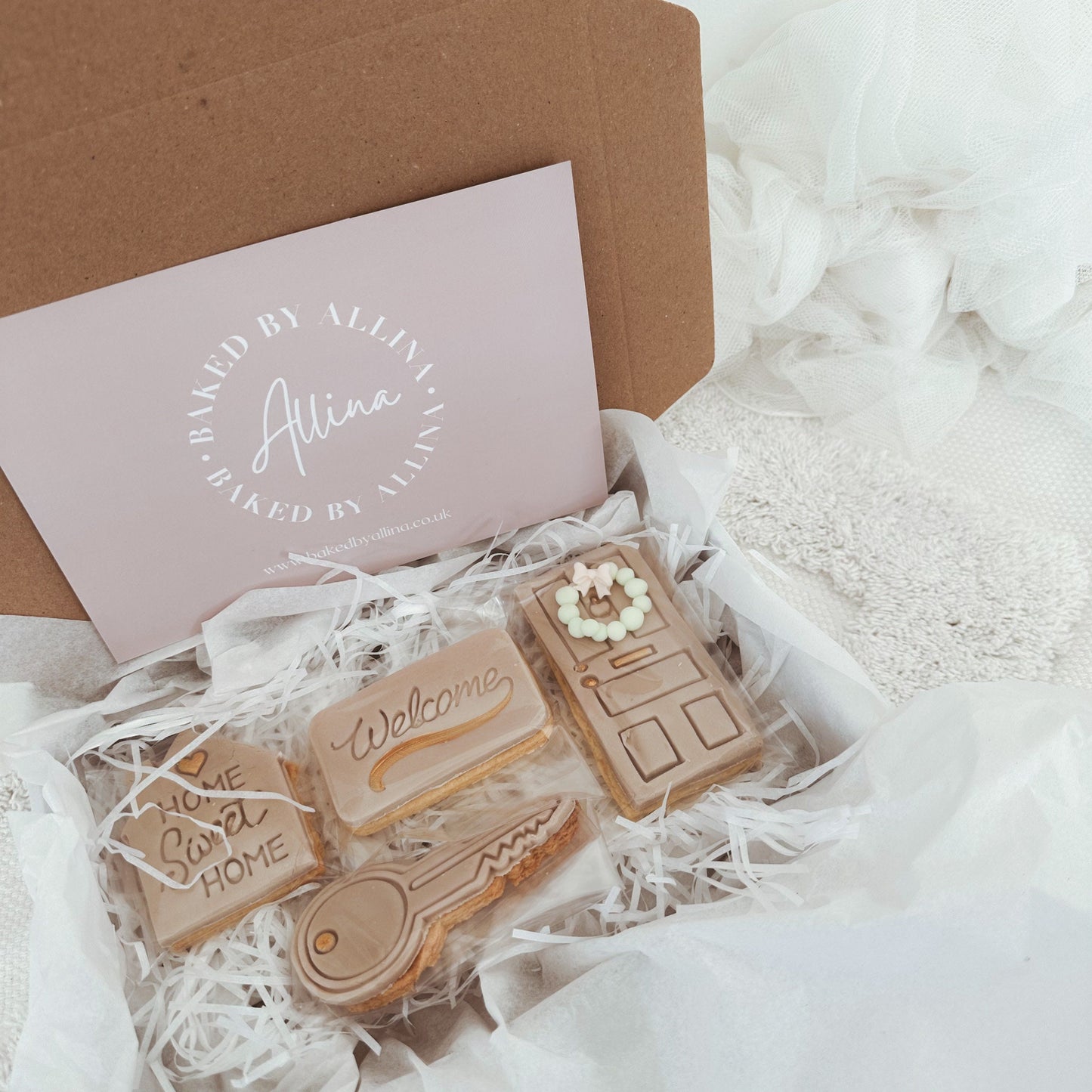 New Home biscuits| Moving present|1st Christmas in your new home|House warming gift|gifts for couples