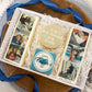 Personalised Photo Biscuits, Custom Fathers Day Gift Box for Grandad