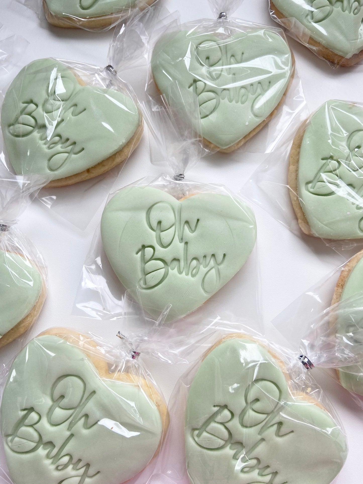 Baby Boy Shower Biscuits  Personalised Baby Shower Favours (Blue Theme)
