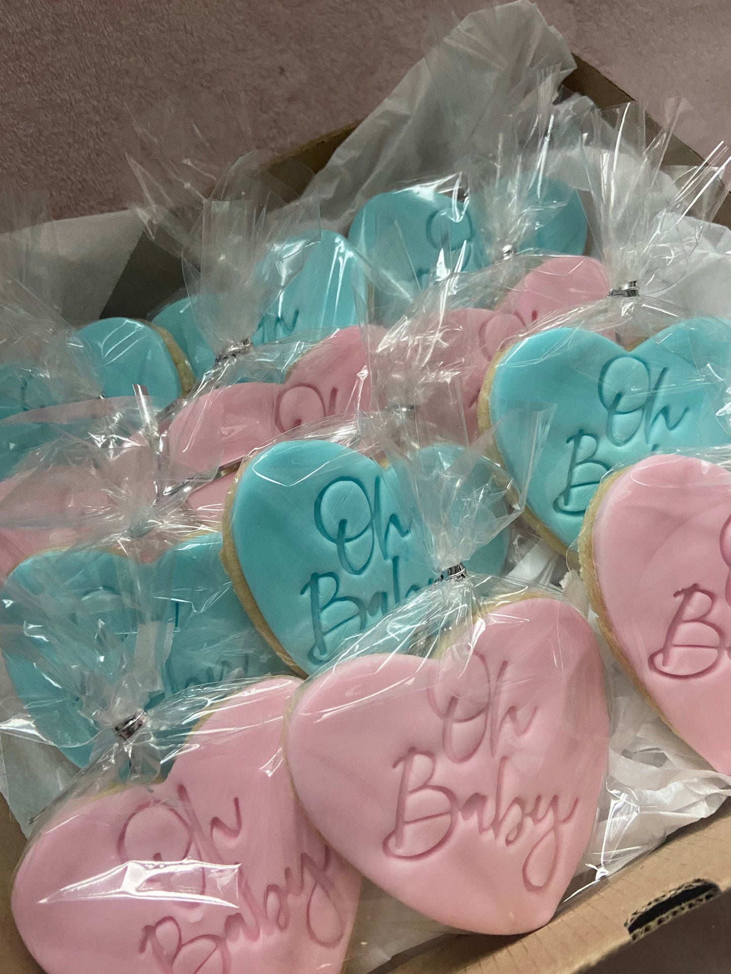 baby shower biscuits / oh baby biscuits / baby shower favours