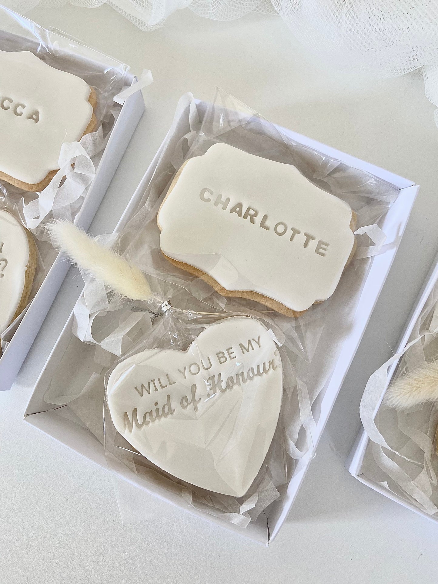 bridesmaid proposal|will you be my bridesmaid?|maid of honour| proposal biscuits