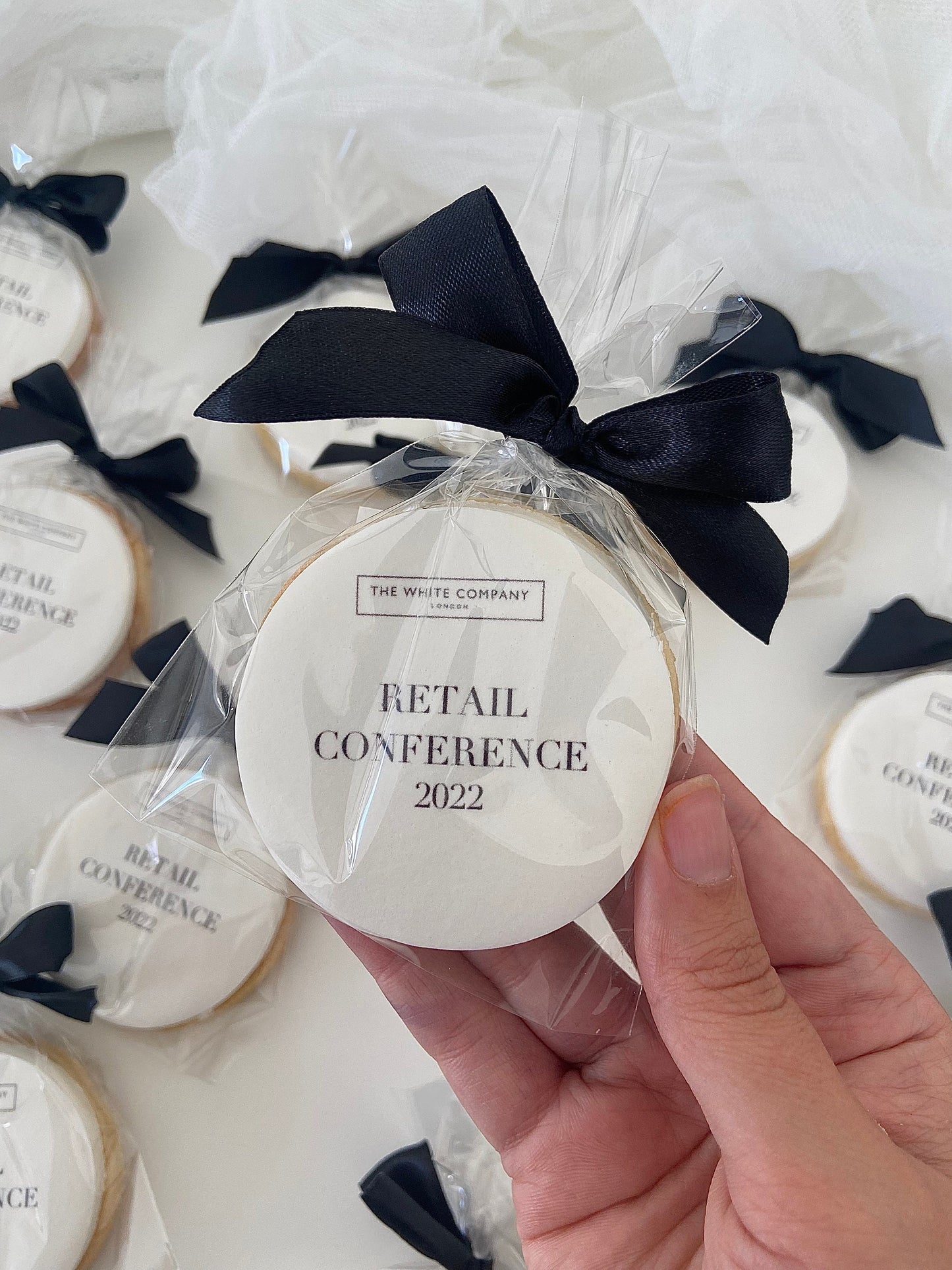 Branded Corporate Biscuits  Custom Logo Cookies for Events