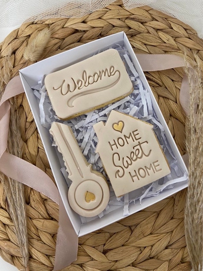 New Home biscuits|Moving present|House Warming Gift| moving biscuits