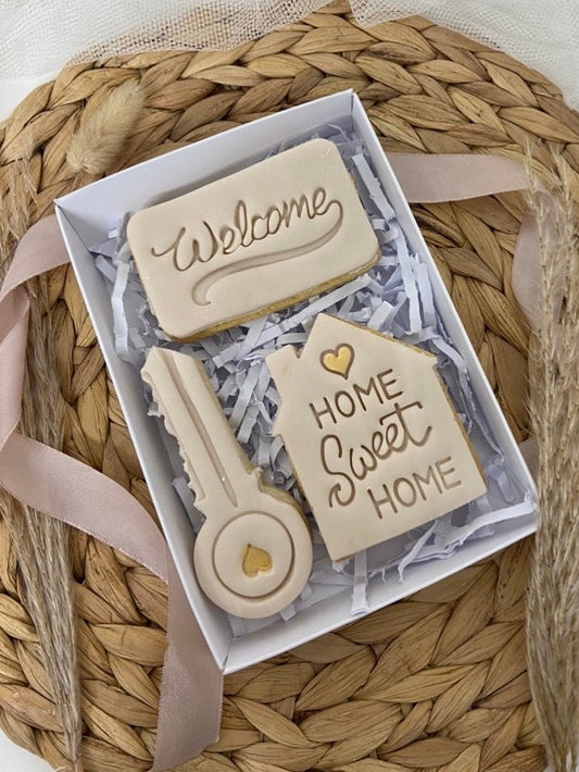 New Home biscuits|Moving present|House Warming Gift| moving biscuits