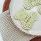 Baby Bear biscuits| we can Bearly wait| baby shower| personalised biscuits| Neutral baby shower| gender neutral shower