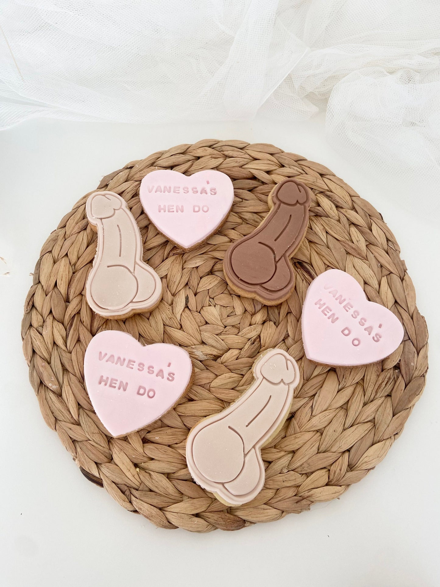 Hen Do biscuits | willy biscuits | cheeky biscuits | hen do favours  |