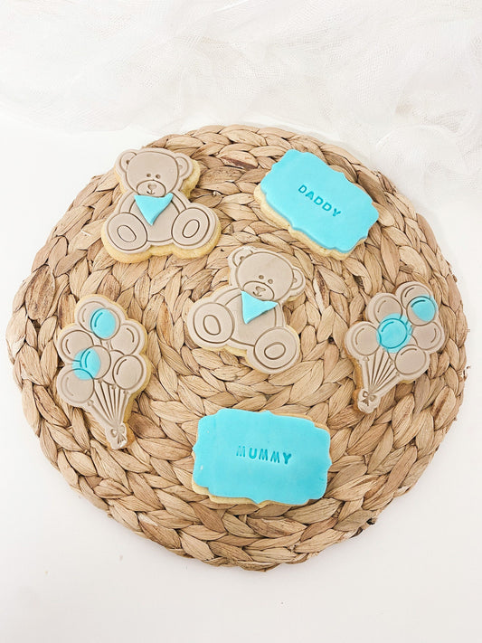 New baby biscuits/ birth gift / new mum / personalised biscuits/ baby shower