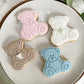 Teddy Bear Biscuits: Baby Shower, New Baby, We Can Bearly Wait Party Favors
