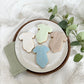 Baby Grow biscuits/ Gender Reveal biscuits / new baby biscuits / oh baby biscuits / pink and blue biscuit favours