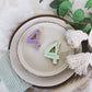 Number 4 shape biscuit , Birthday biscuits , four biscuit,