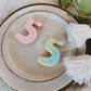 Number 5 shape biscuit , Birthday biscuits , four biscuit,