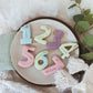 Number 5 shape biscuit , Birthday biscuits , four biscuit,