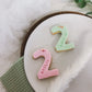 Personalised Number biscuits , Birthday biscuits , baby shower,