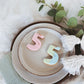 Number 5 shape biscuit , Birthday biscuits , four biscuit,