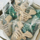 Personalised Christmas Biscuits, Table place names , Christmas Cracker biscuits , favours/