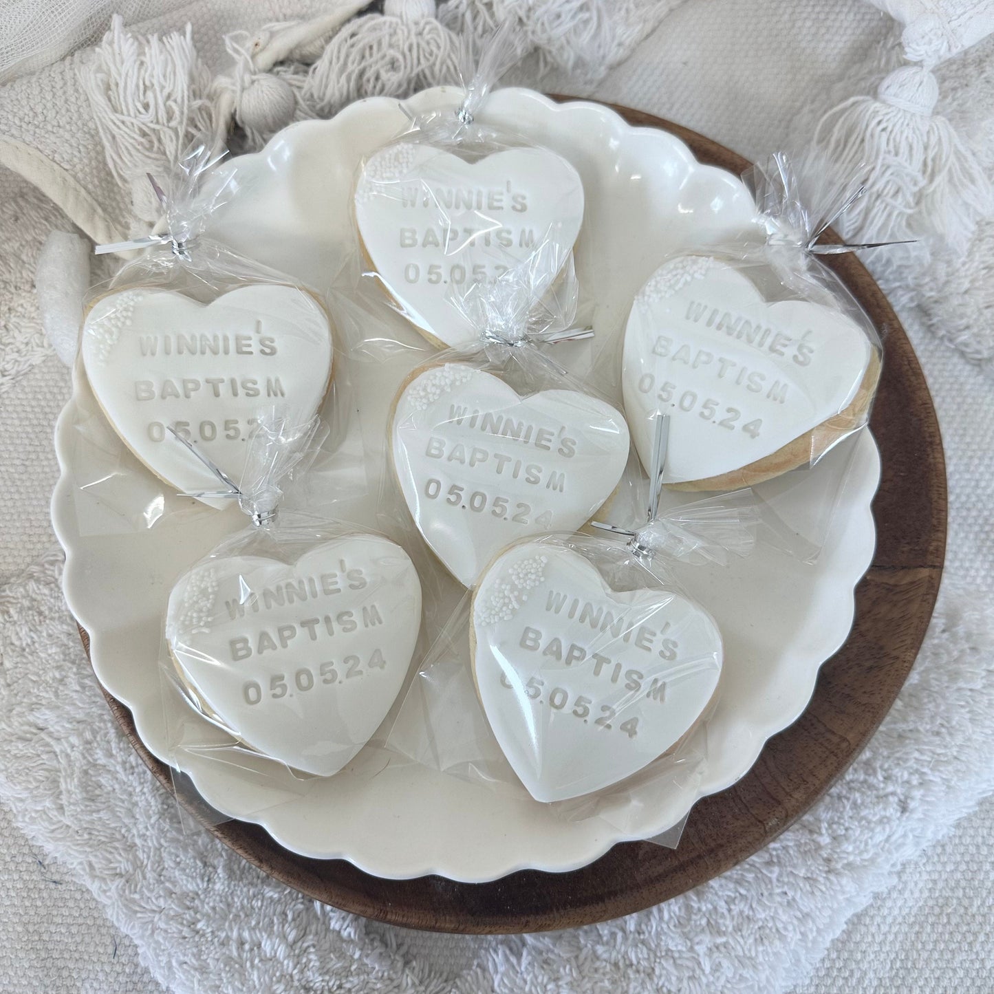 Personalised Photo Biscuits  Baptism & Christening Favours with Picture