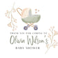 baby shower biscuits / oh baby biscuits / baby shower favours/ edible image biscuits