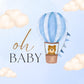 baby shower biscuits /baby boy biscuits/ oh baby biscuits / baby shower favours/ edible image biscuits