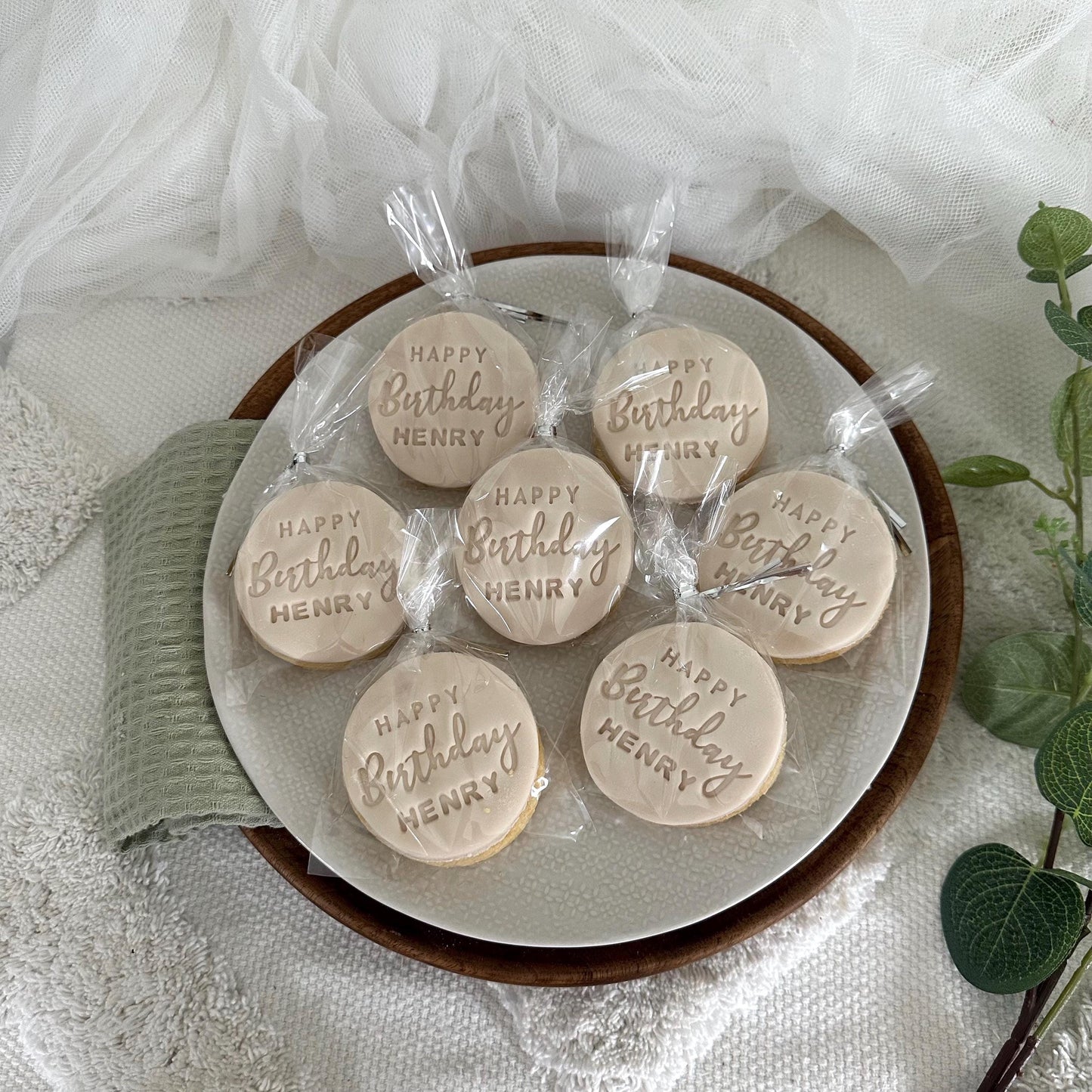 Personalised Birthday Biscuits  Custom Cookies for Parties & Baby Showers