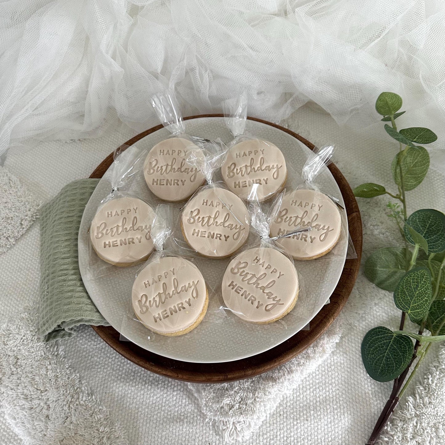 Personalised Birthday Biscuits  Custom Cookies for Parties & Baby Showers