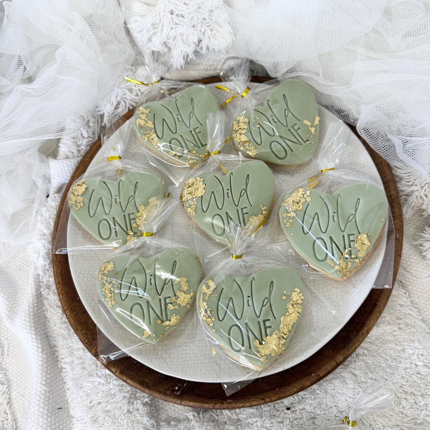 Wild One biscuits , Personalised biscuits , Birthday biscuits , baby shower,