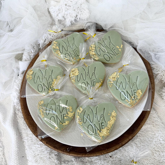 Wild One biscuits , Personalised biscuits , Birthday biscuits , baby shower,