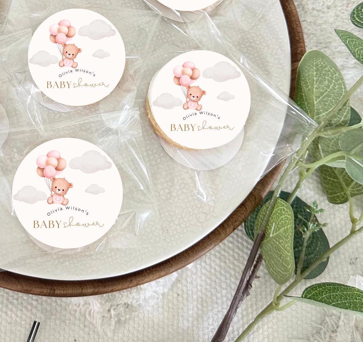 baby shower biscuits / oh baby biscuits / baby shower favours/ edible image biscuits