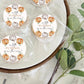 Autumn baby shower biscuits / pumpkin biscuits/ oh baby biscuits / baby shower favours/ edible image biscuits