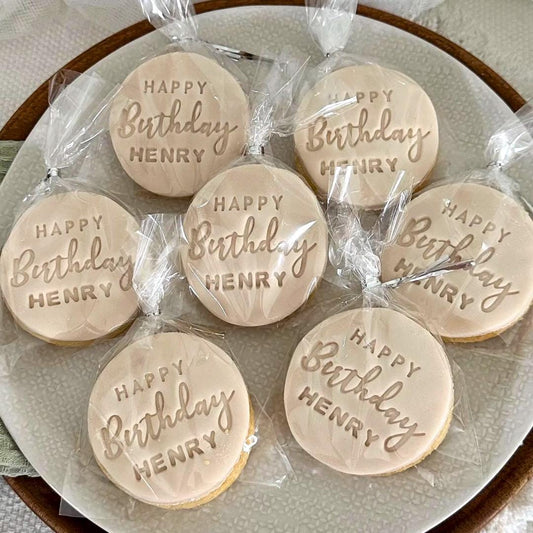 Personalised Birthday Biscuits  Custom Cookies for Parties & Baby Showers
