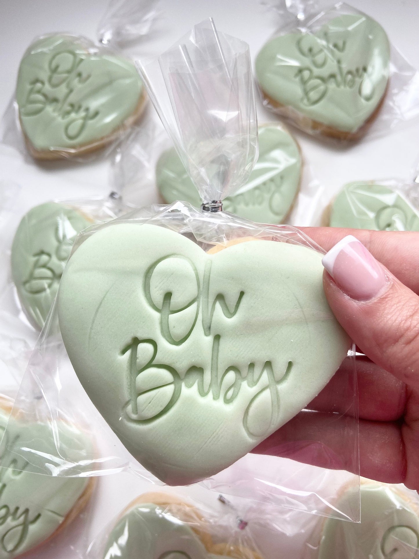 Baby Shower Biscuits  Personalised “Oh Baby Favours