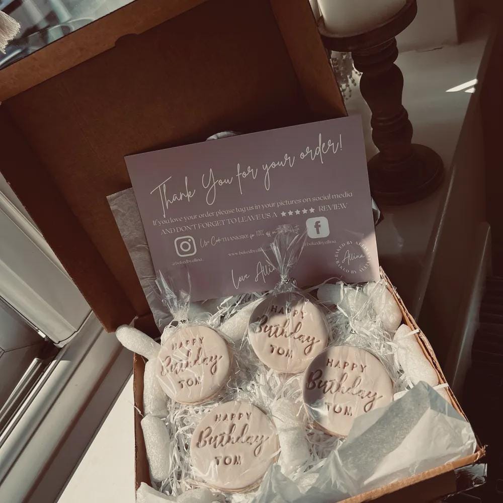 Personalised Birthday Biscuits  Custom Cookies for Parties & Baby Showers