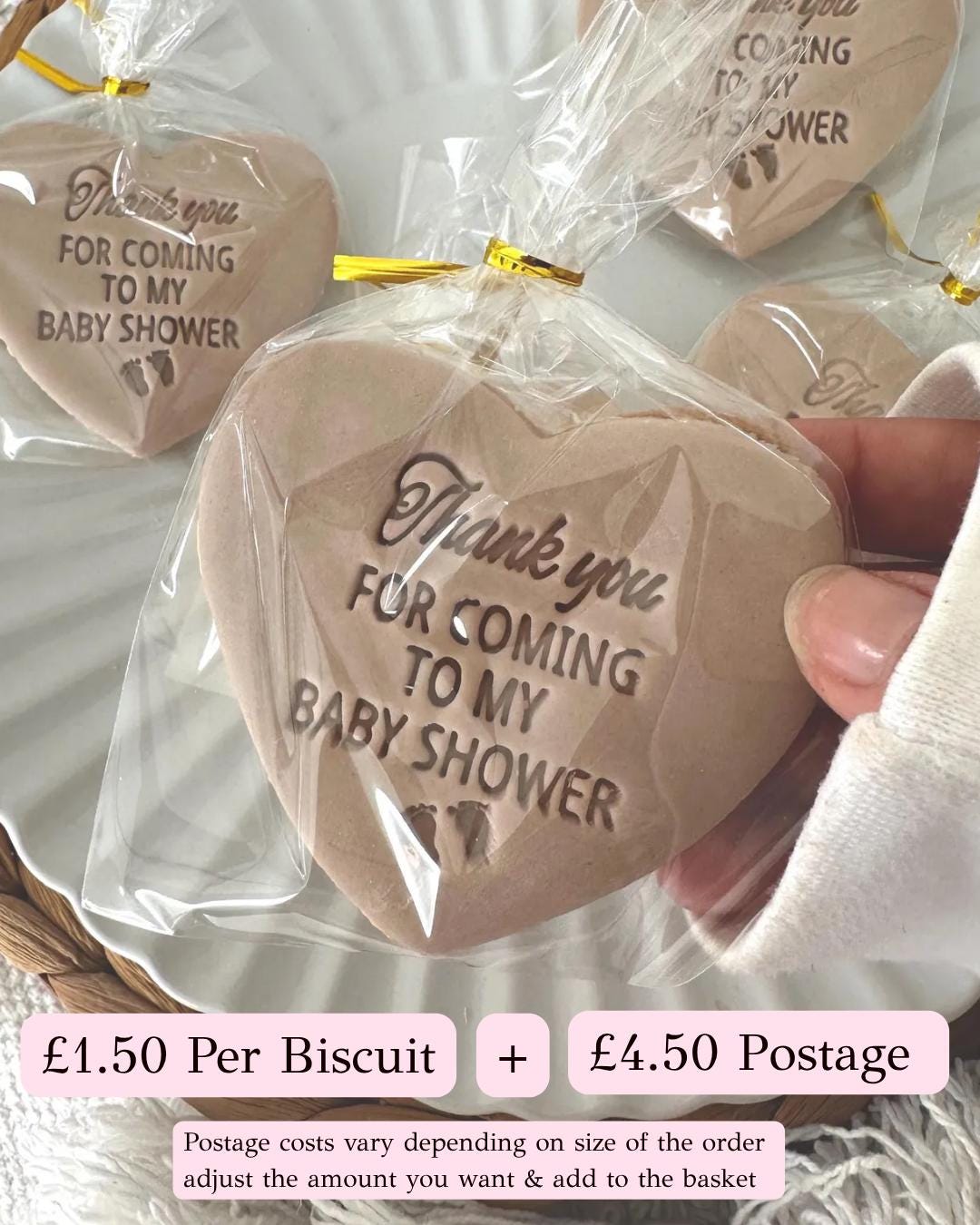 thank you for coming to my baby shower biscuits / oh baby biscuits / baby shower favours
