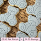 Teddy Bear Biscuits: Baby Shower, New Baby, We Can Bearly Wait Party Favors