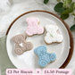 Teddy Bear Biscuits: Baby Shower, New Baby, We Can Bearly Wait Party Favors