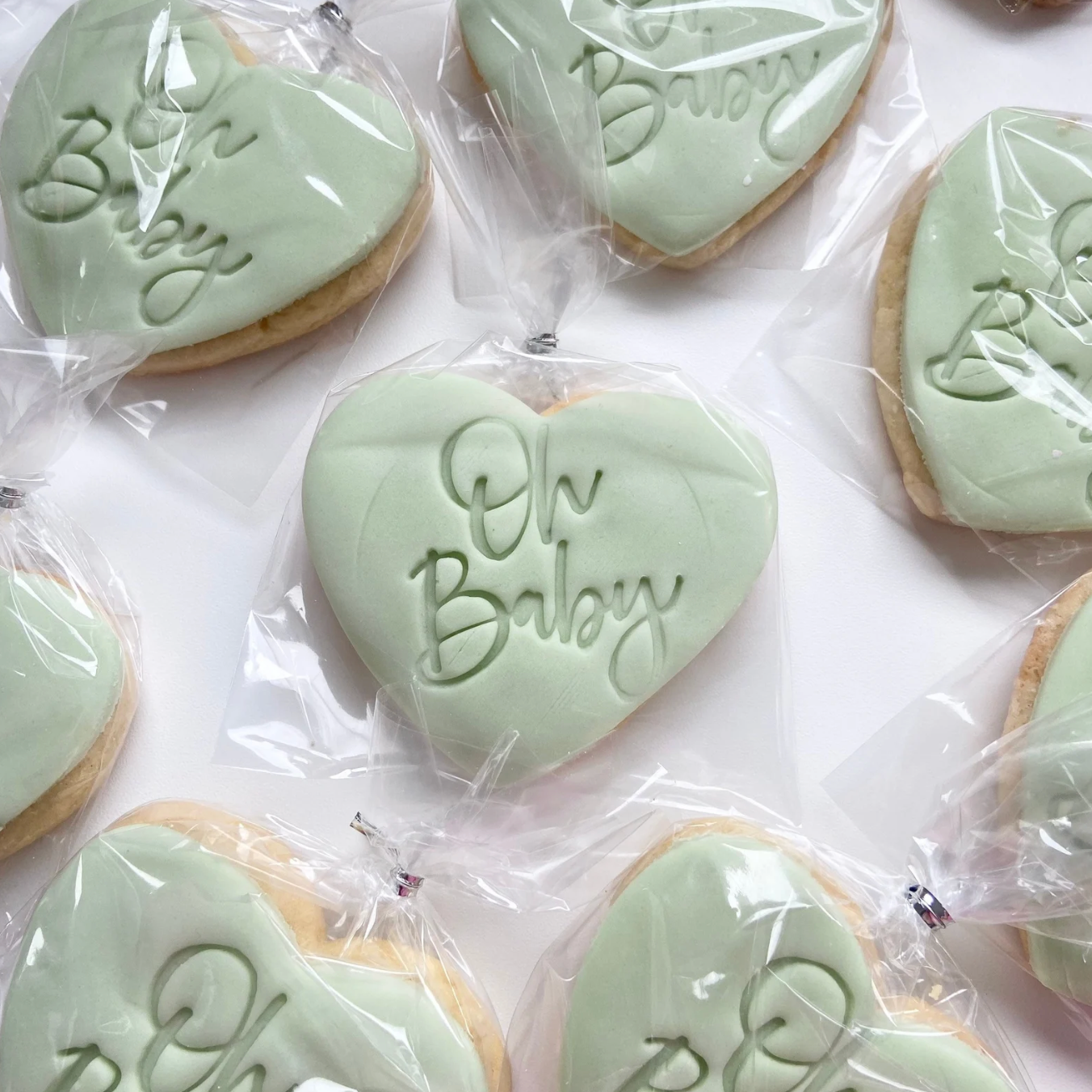 Heart Shaped Oh Baby Biscuits