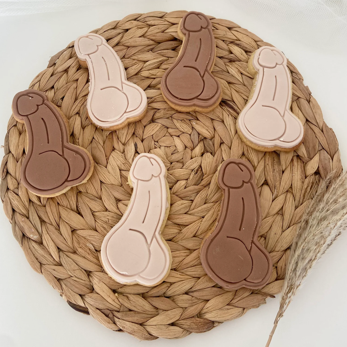 Hen Do Willy & Heart Biscuits