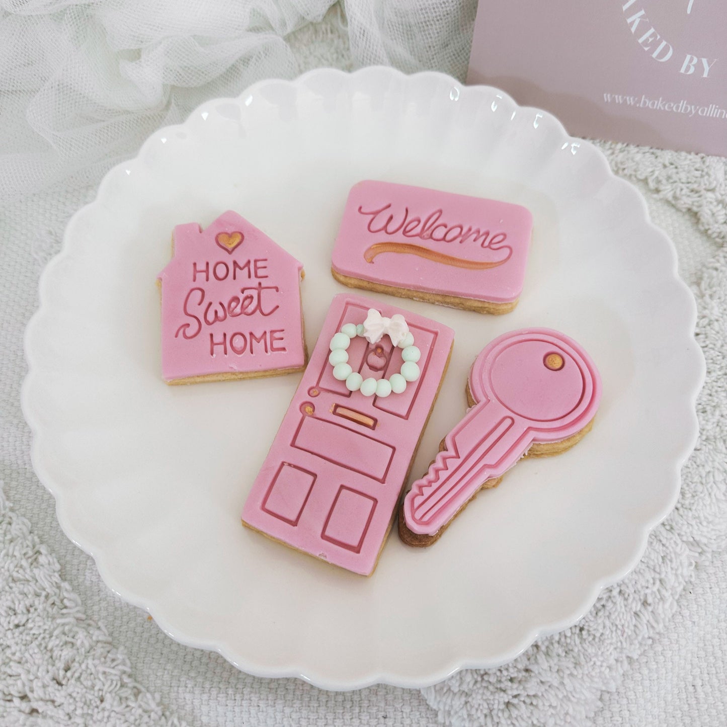 New Home biscuits| Moving present|1st Christmas in your new home|House warming gift|gifts for couples