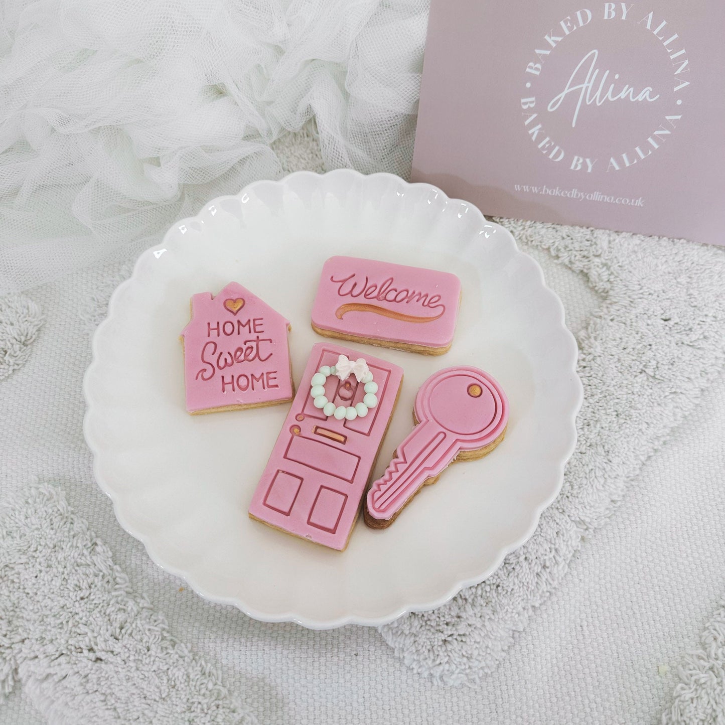 New Home biscuits| Moving present|1st Christmas in your new home|House warming gift|gifts for couples