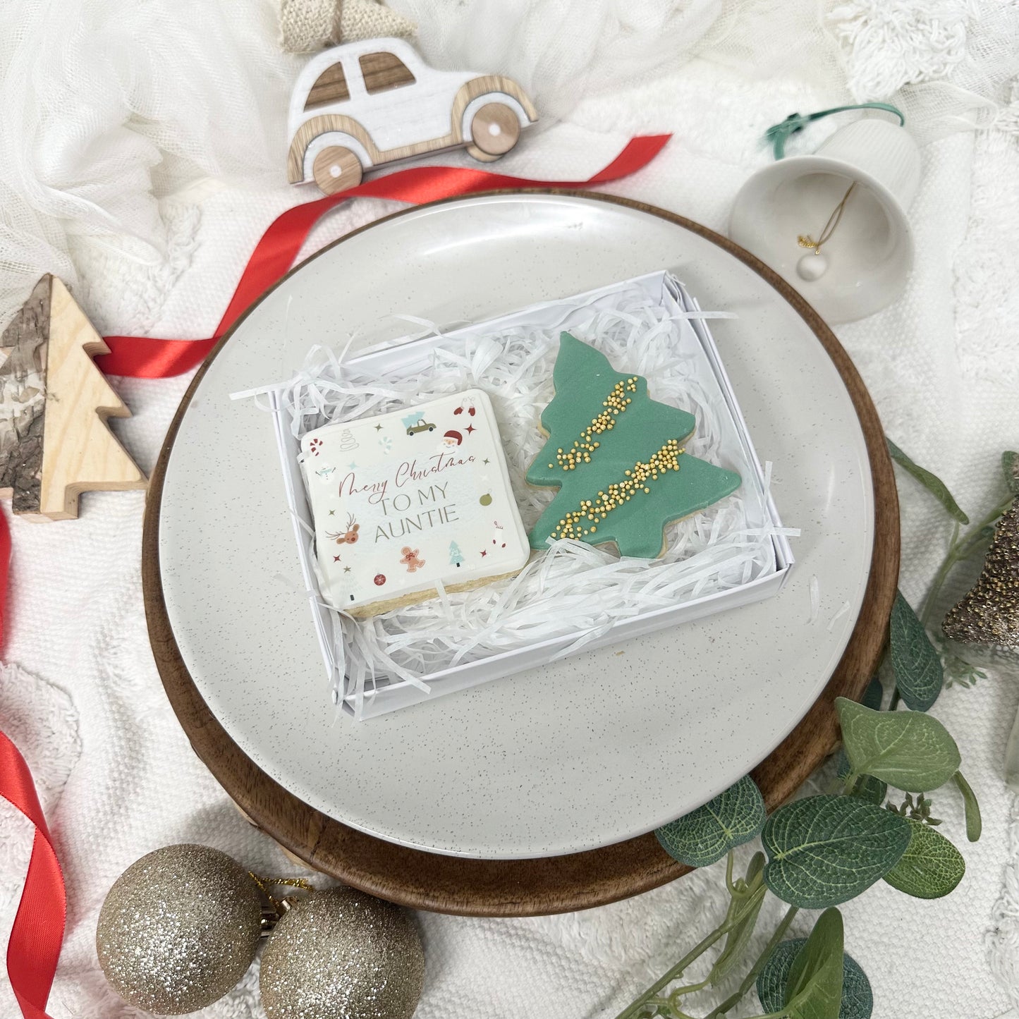 To my Grandad Christmas Biscuits, small gift,Christmas cookies, personalised biscuits, stocking filler