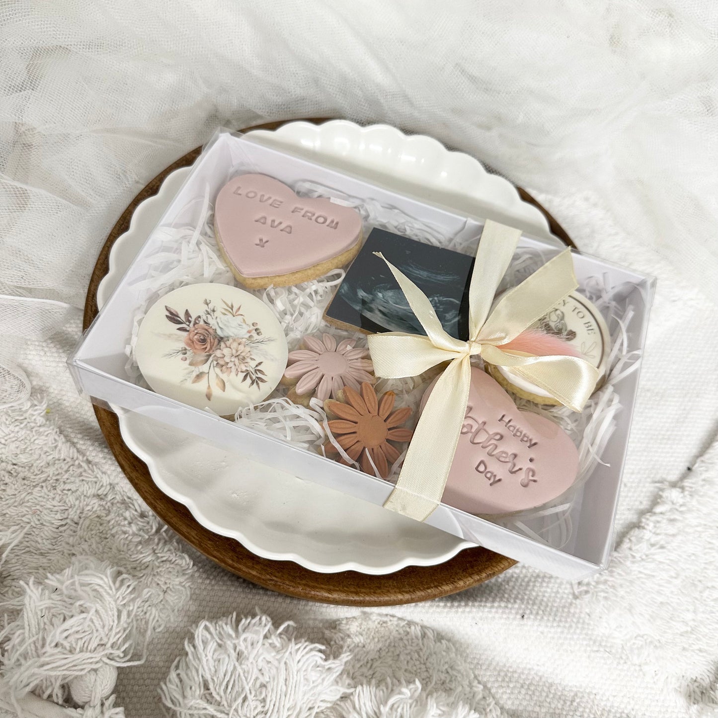 Mummy to be | Mothers Day cookies | Mothers Day Biscuits Gift Wrapped| Mummy Mum Mom Mam | Nanny Nan Grandma | Photo Gift |Best nan