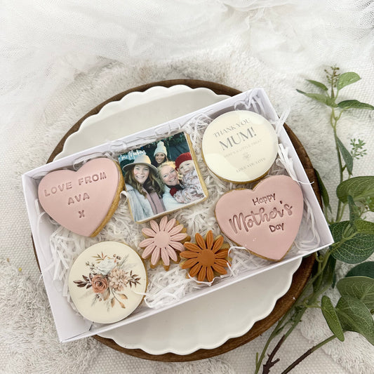 Happy Mothers day| Mothers Day cookies | Mothers Day Biscuits Gift Wrapped| Mummy Mum Mom Mam | Nanny Nan Grandma | Photo Gift |Best nan
